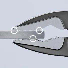 Santechninės replės prailgintos KNIPEX SLIM Cobra su fiksavimu 250mm