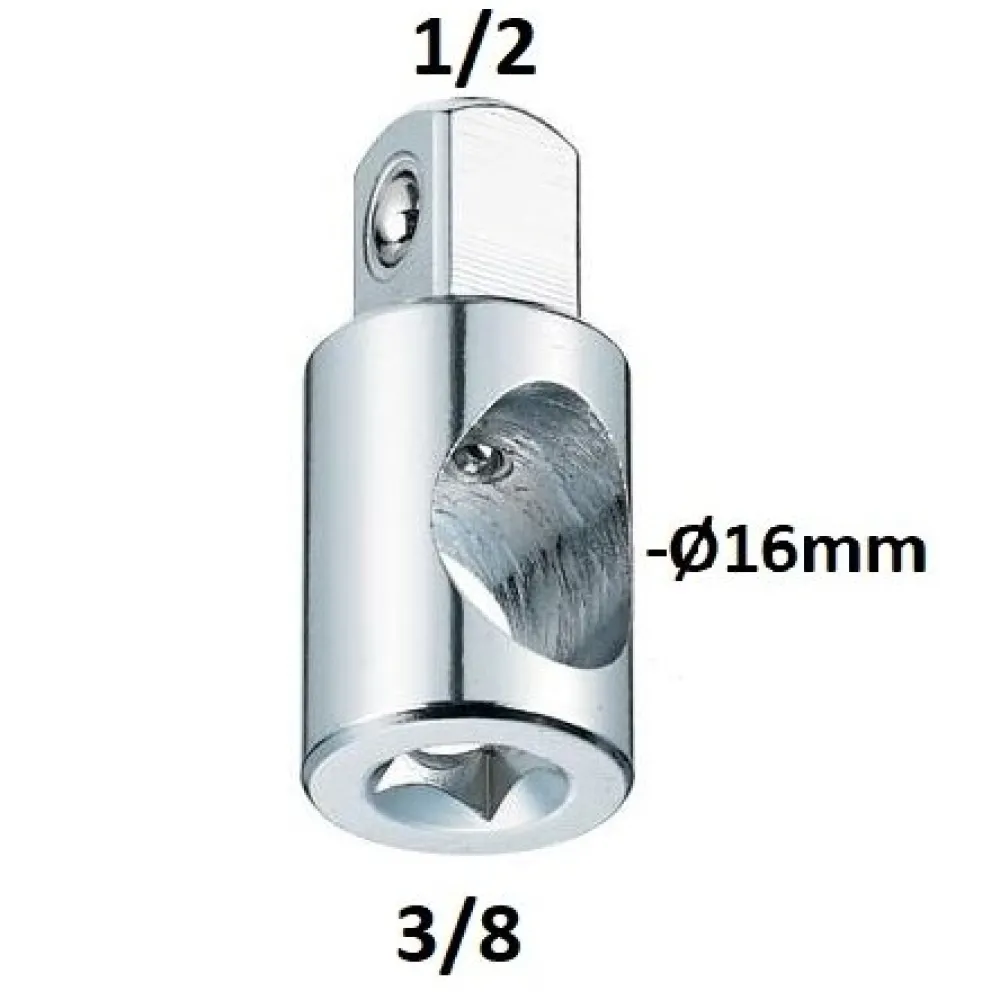 Adapteris 3 krypčių 3/8