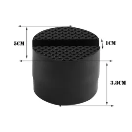 Padas guminis domkratui Ø51mm su išpjova pasitiprintas