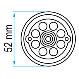 Padas guminis domkratui 52mm