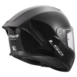 ŠALMAS LS2 RAPID III BLIZGUS JUODAS