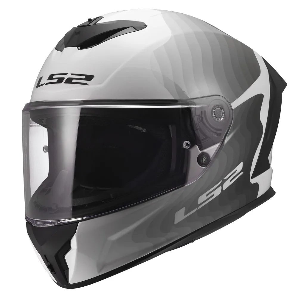ŠALMAS LS2 RAPID III BALTAS / PILKAS