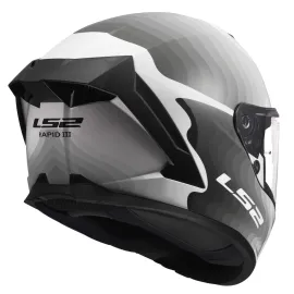 ŠALMAS LS2 RAPID III BALTAS / PILKAS