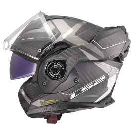 Šalmas LS2 Advant X Carbon Horizon sidabrinis/pilkas
