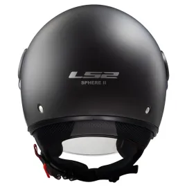 ŠALMAS LS2 SPHERE II SOLID MATINIS JUODAS