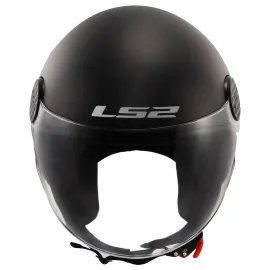 ŠALMAS LS2 SPHERE II SOLID MATINIS JUODAS