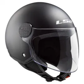 ŠALMAS LS2 SPHERE II SOLID MATINIS JUODAS