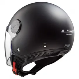 ŠALMAS LS2 SPHERE II SOLID MATINIS JUODAS