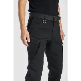DŽINSAI PANDO MOTO MARK BLACK AAA – VYRAMS SU CORDURA® IR BALISTEX®