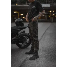 MOTO DŽINSAI PANDO MOTO MARK KEV 02 VYRAMS CHAKI
