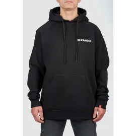 DŽEMPERIS SU GOBTUVU – PANDO MOTO MAX DON’T DIE, OVERSIZE, JUODAS, UNISEX