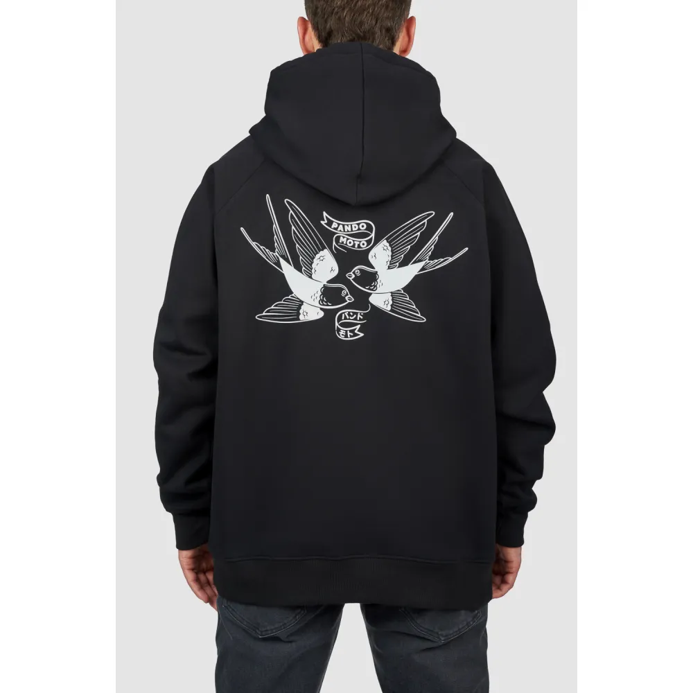 DŽEMPERIS SU GOBTUVU – PANDO MOTO MAX TOKYO,OVERSIZE, JUODAS, UNISEX