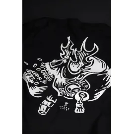 MARŠKINĖLIAI PANDO MOTO MIKE IGNITION JUODI UNISEX