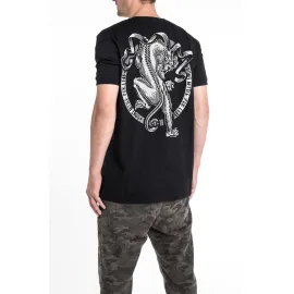 MARŠKINĖLIAI PANDO MOTO MIKE TIGER JUODI UNISEX