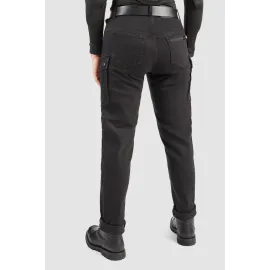 DŽINSAI – PANDO MOTO MILA CARGO MOTERIMS JUODI SU CORDURA®