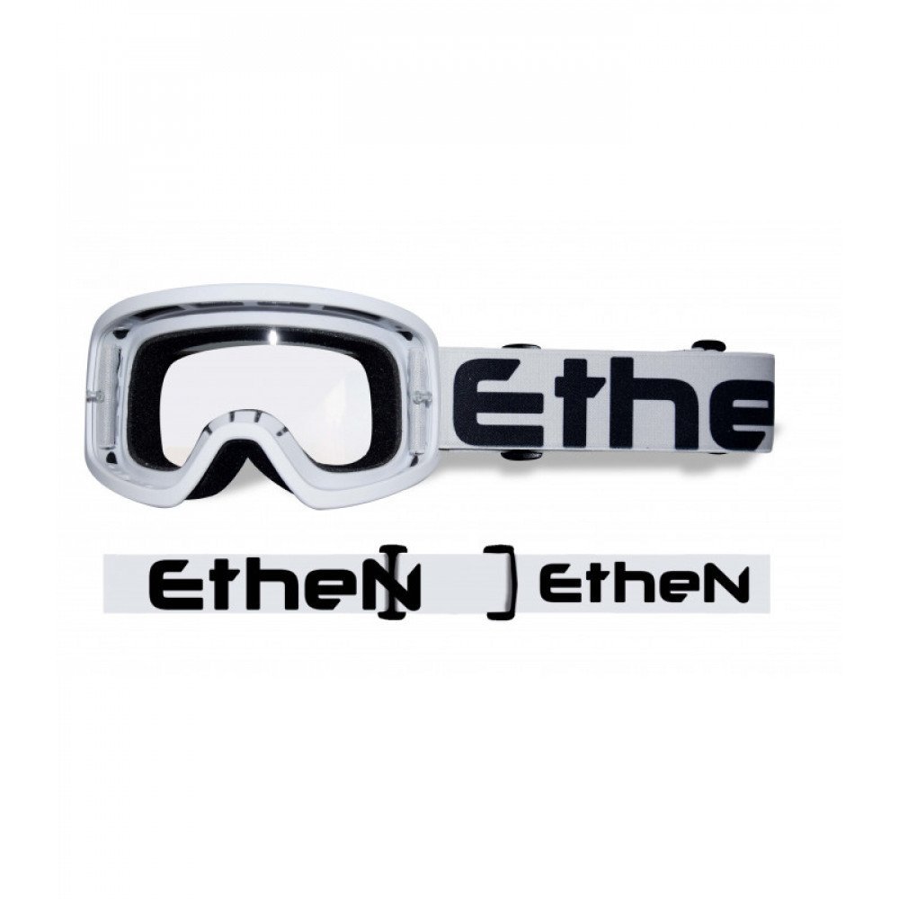 AKINIAI ETHEN MX6502 MASCHERA BIMBO VAIKIŠKI MOTOKROSINIAI BALTA/JUODA