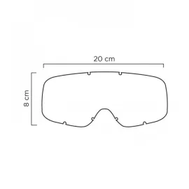 AKINIAI ETHEN MX6510 MASCHERA BIMBO VAIKIŠKI MOTOKROSINIAI JUODA