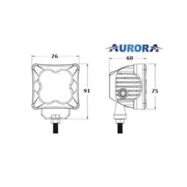 AURORA LED ŽIBINTAS FLOOD 20W