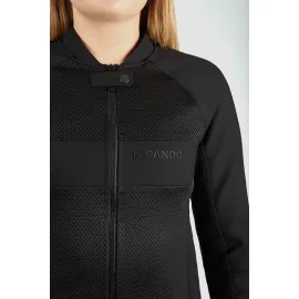 STRIUKĖ - PANDO MOTO STEALTH BLACK AAA MOTERIMS, SU APSAUGOMIS