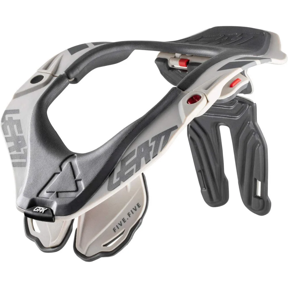 KAKLO APSAUGA LEATT GPX 5.5 STEEL PILKA