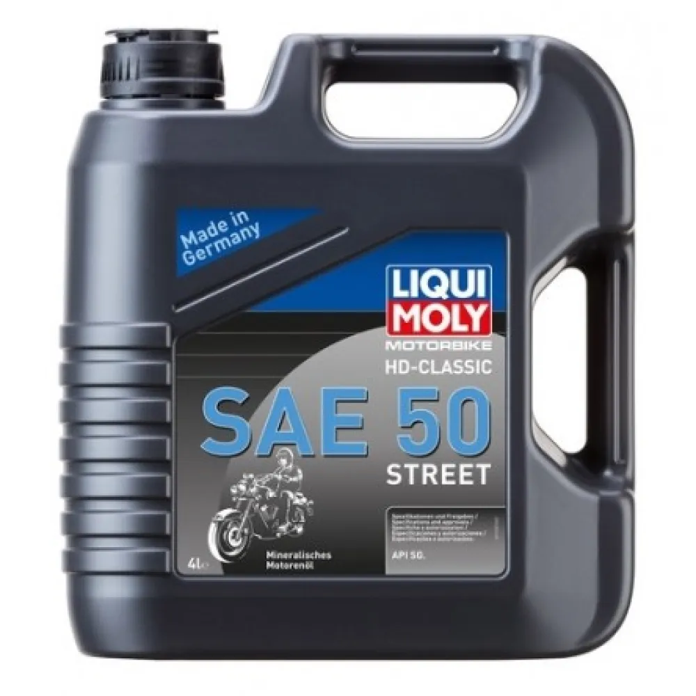 LIQUI MOLY MOTOCIKLINĖ VARIKLINĖ ALYVA HD-CLASSIC SAE 50 STREET 4l - 1230