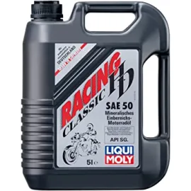 LIQUI MOLY VASARINĖ MINERALINĖ MOTOCIKLŲ VARIKLINĖ ALYVA - RACING HD CLASSIC SAE 50 5l
