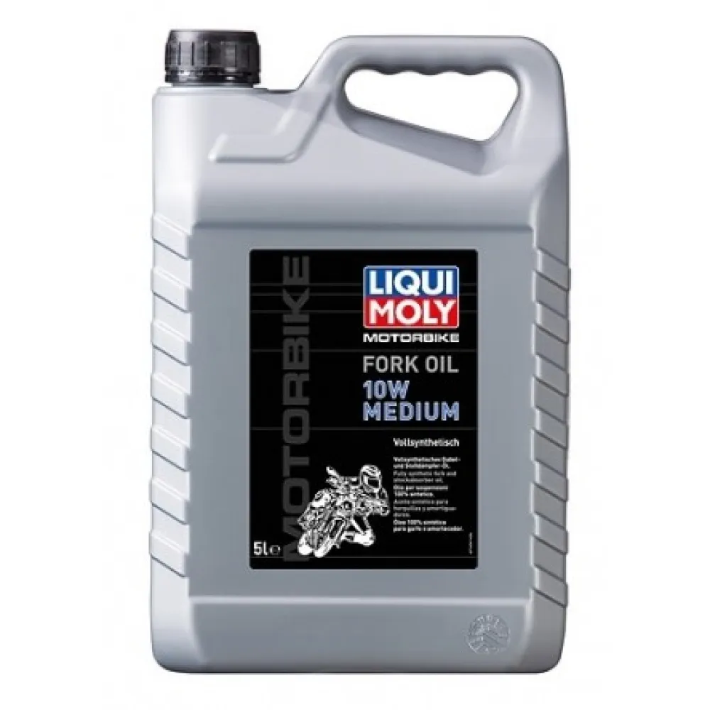 LIQUI MOLY MOTOCIKLŲ ŠAKIŲ ALYVA 10W medium 5l