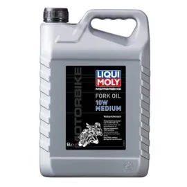 LIQUI MOLY MOTOCIKLŲ ŠAKIŲ ALYVA 10W medium 5l