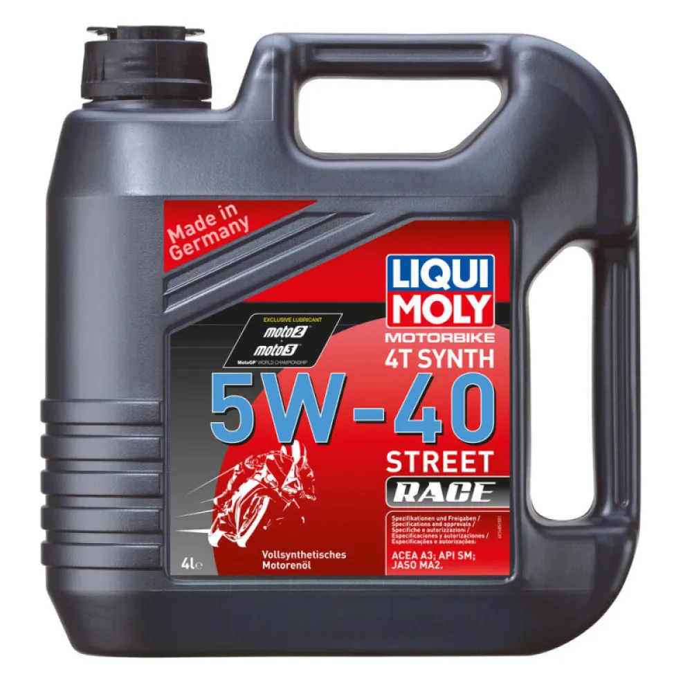 LIQUI MOLY VARIKLINĖ ALYVA 4T SYNTH 5W40 RACE 4l