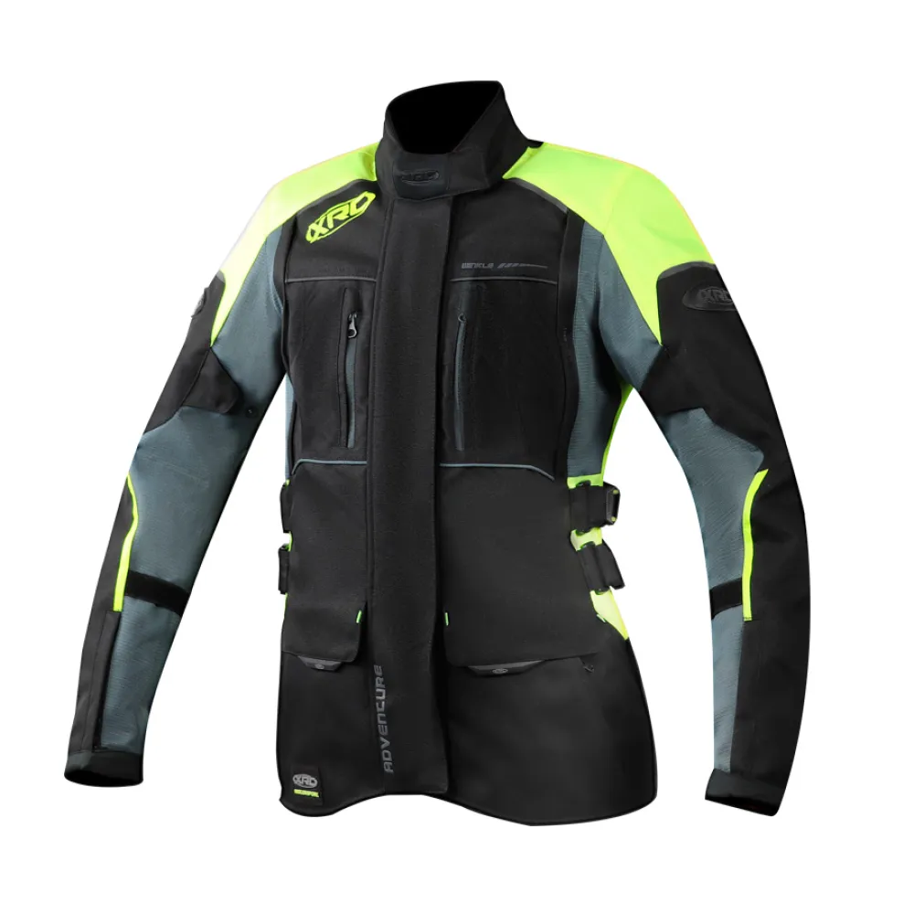 MOTO STRIUKĖ XRC WINKLE WTP MOTERIMS JUODA/ PILKA/ ŽALIA