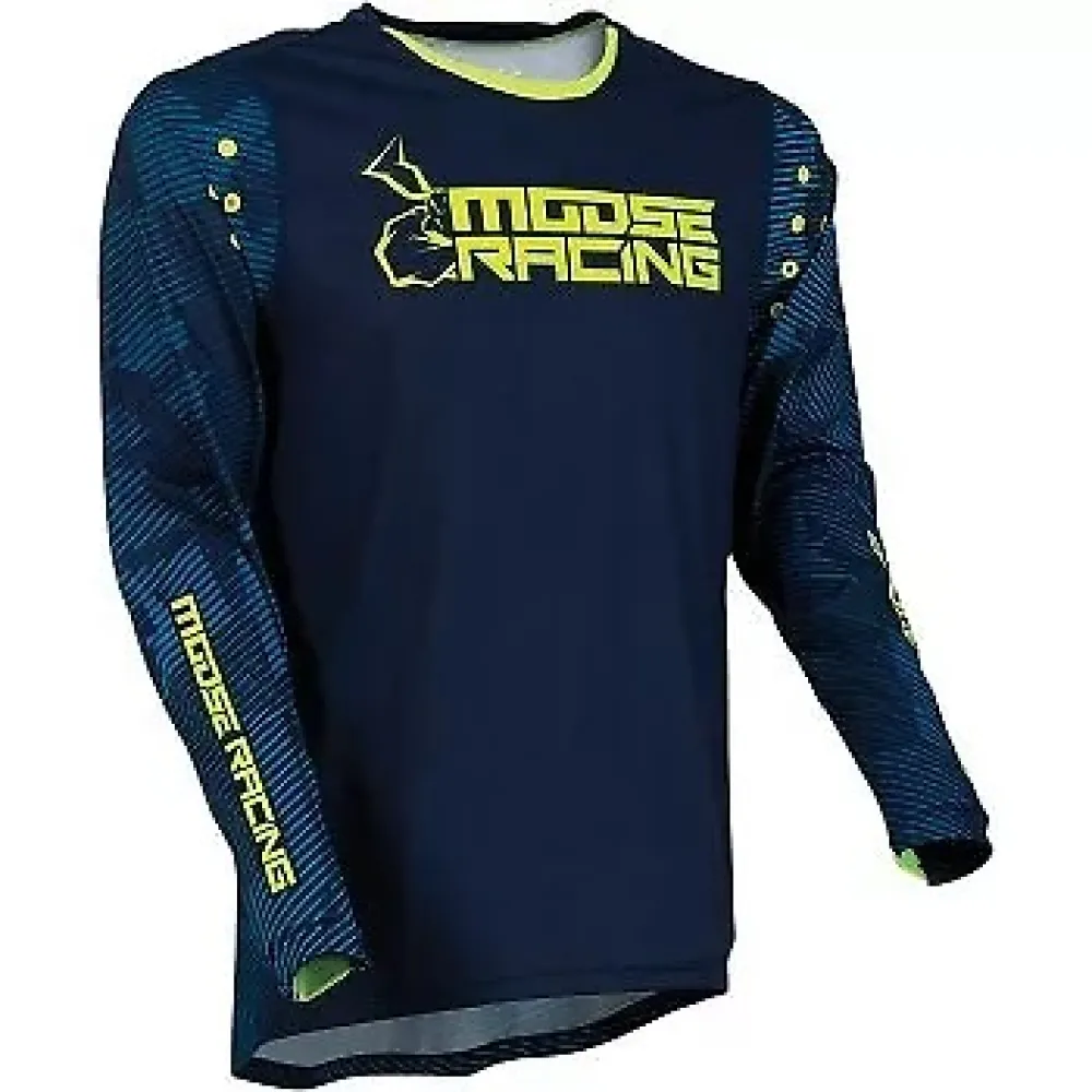 MARŠKINĖLIAI MOOSE RACING SOFT-GOODS AGROID BLUE