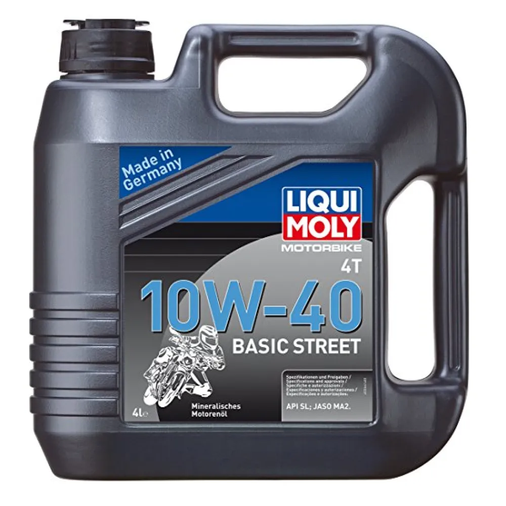 LIQUI MOLY MOTOCIKLINĖ ALYVA 4T 10 W-40 Basic Street 4l