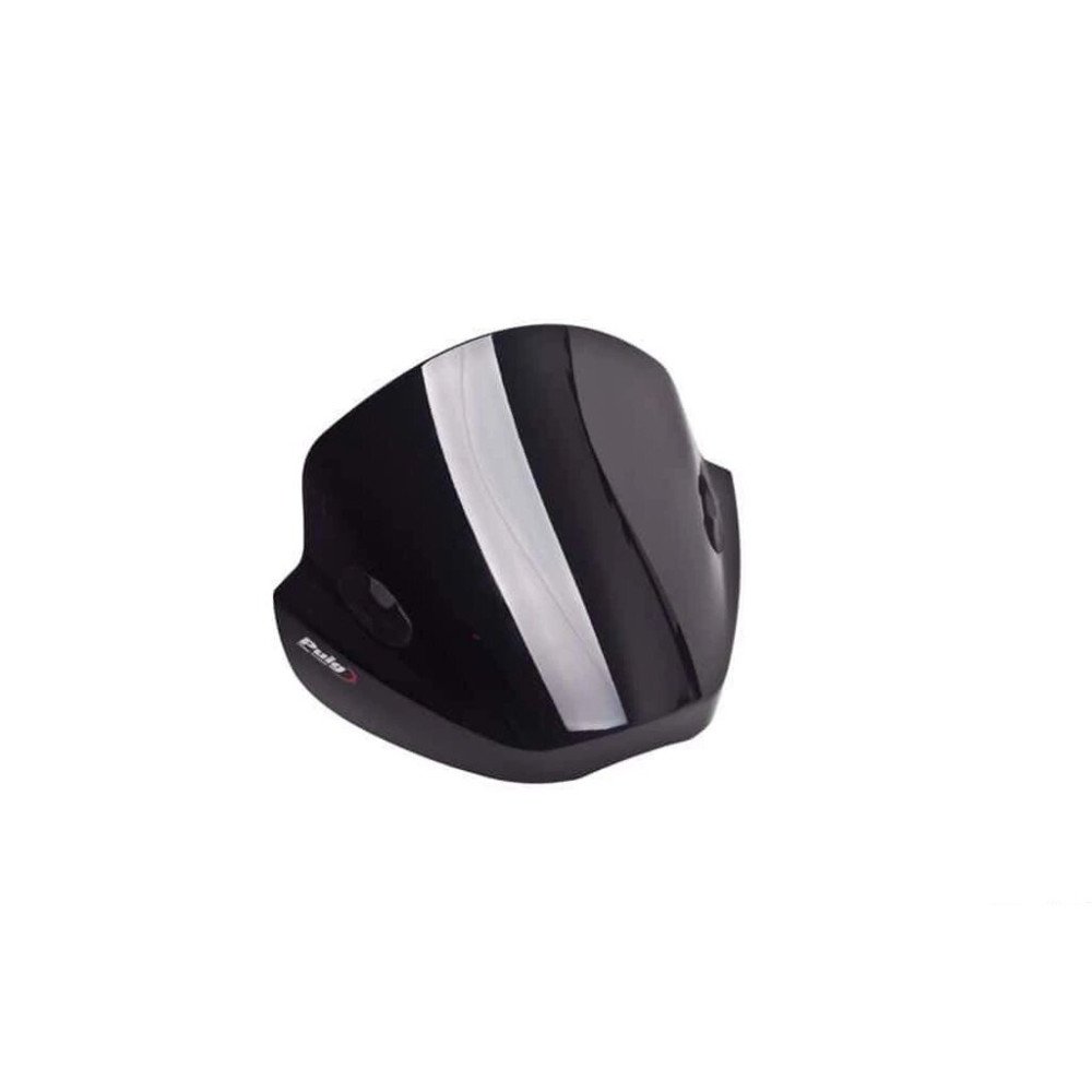 PRIEKINIS PUIG STIKLAS MOTOCIKLUI MOD STREAM BLACK UNIVERSALUS