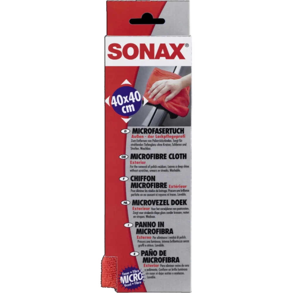 SONAX MIKROPLUOŠTO SERVETĖLĖ AUTOMOBILIO IŠORĖS PRIEŽIŪRAI