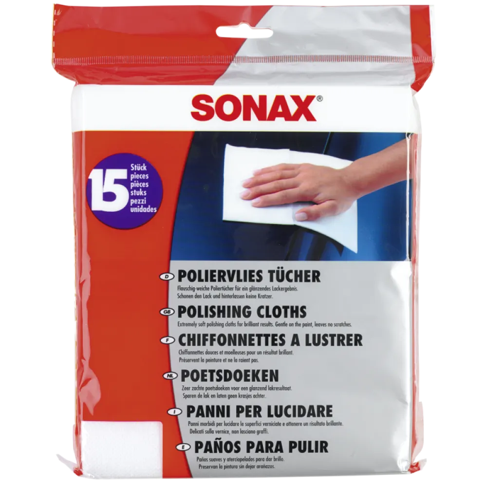 SONAX POLIRAVIMO SERVETĖLĖS 15vnt