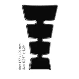 KURO BAKO APSAUGA TANK PROTECTOR BLACK