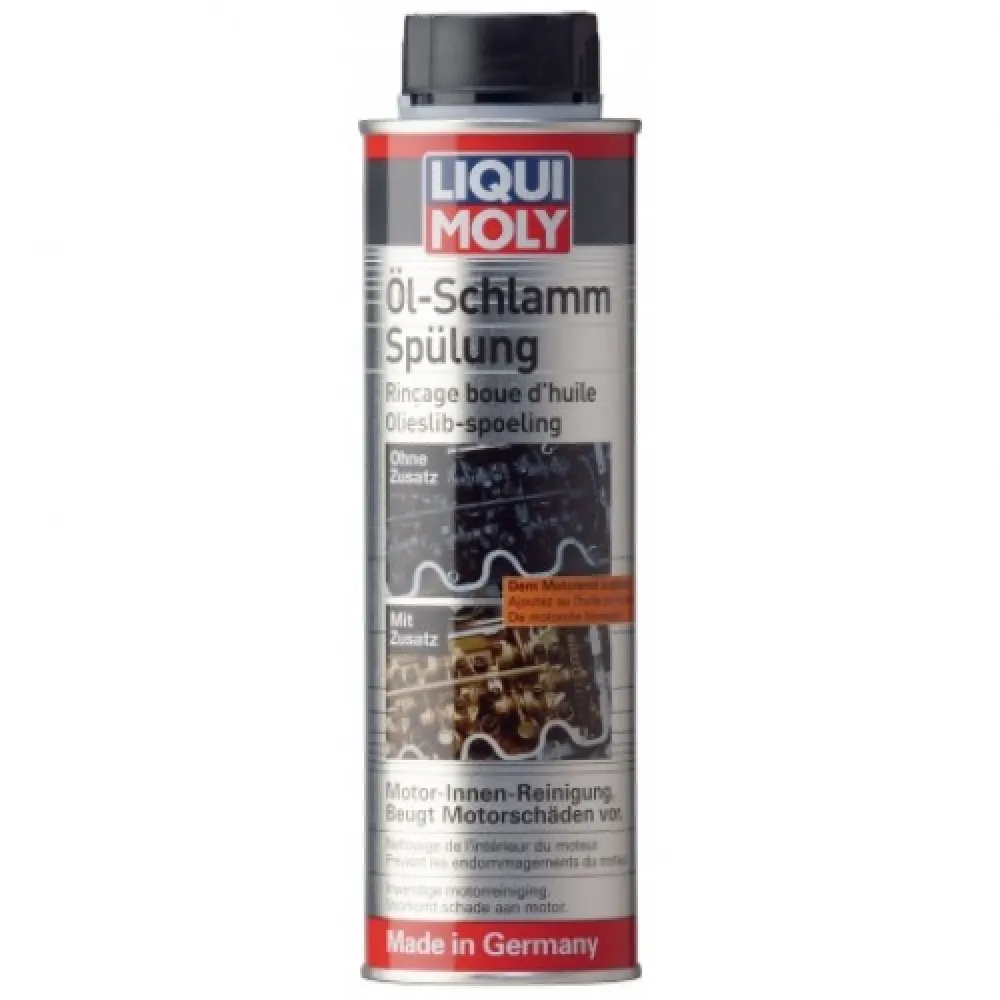 LIQUI MOLY Priedas variklio plovimui prieš keičiant alyvą - ÖL-SCHLAMM-SPÜLUNG 300ml