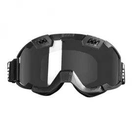 AKINIAI CKX GOGGLE 210° JUODU/PILKU STIKLIUKU