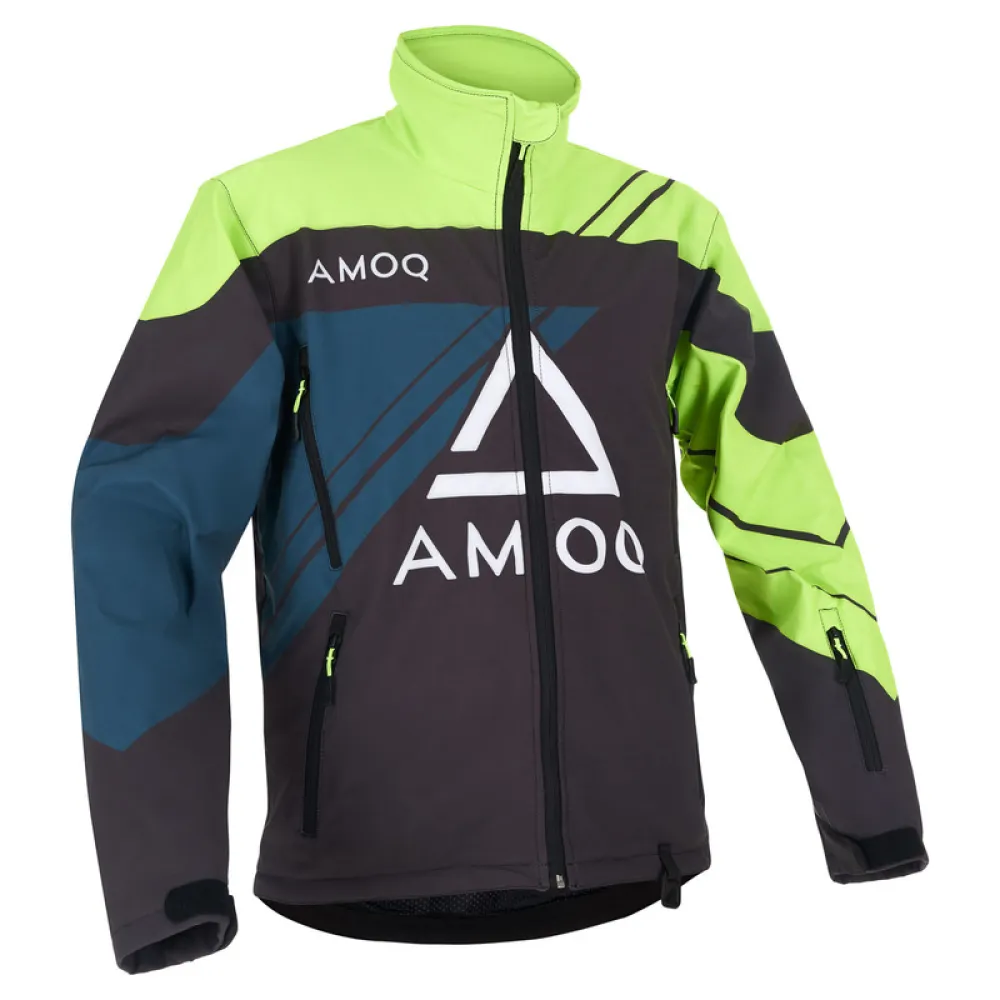 STRIUKĖ AMOQ SNOWCROSS JUODA/ GELTONA