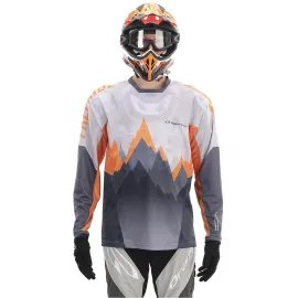 MOTO MARŠKINĖLIAI DRAGONFLY ENDURO FREERIDE PILKI