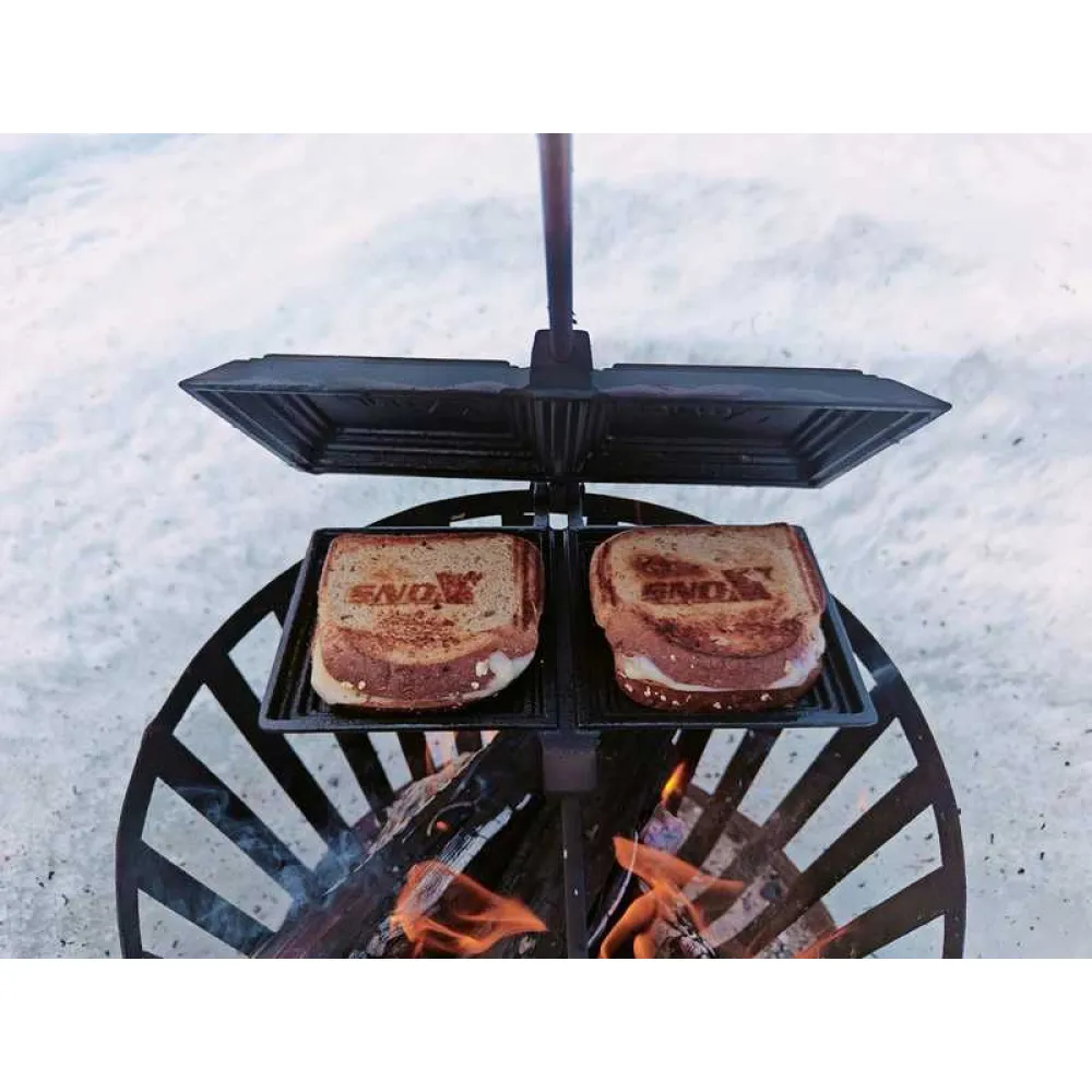 METALINĖ SUMUŠTINIŲ KEPTUVĖ SNO-X SANDWICH COOKER CAST IRON