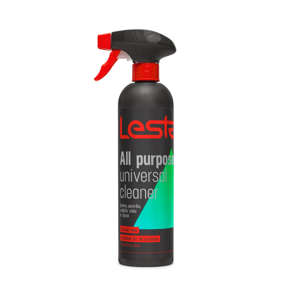 LESTA ALL PURPOSE UNIVERSAL CLEANER, ĮVAIRIŲ PAVIRŠIŲ VALIKLIS VIDUI IR IŠOREI 0.5L