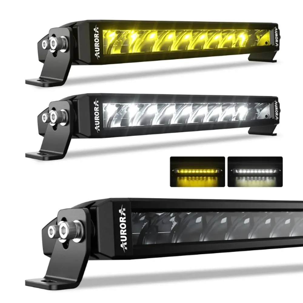 AURORA LED ŽIBINTAS 10" (25.4cm) 50W DVIGUBA SPALVA