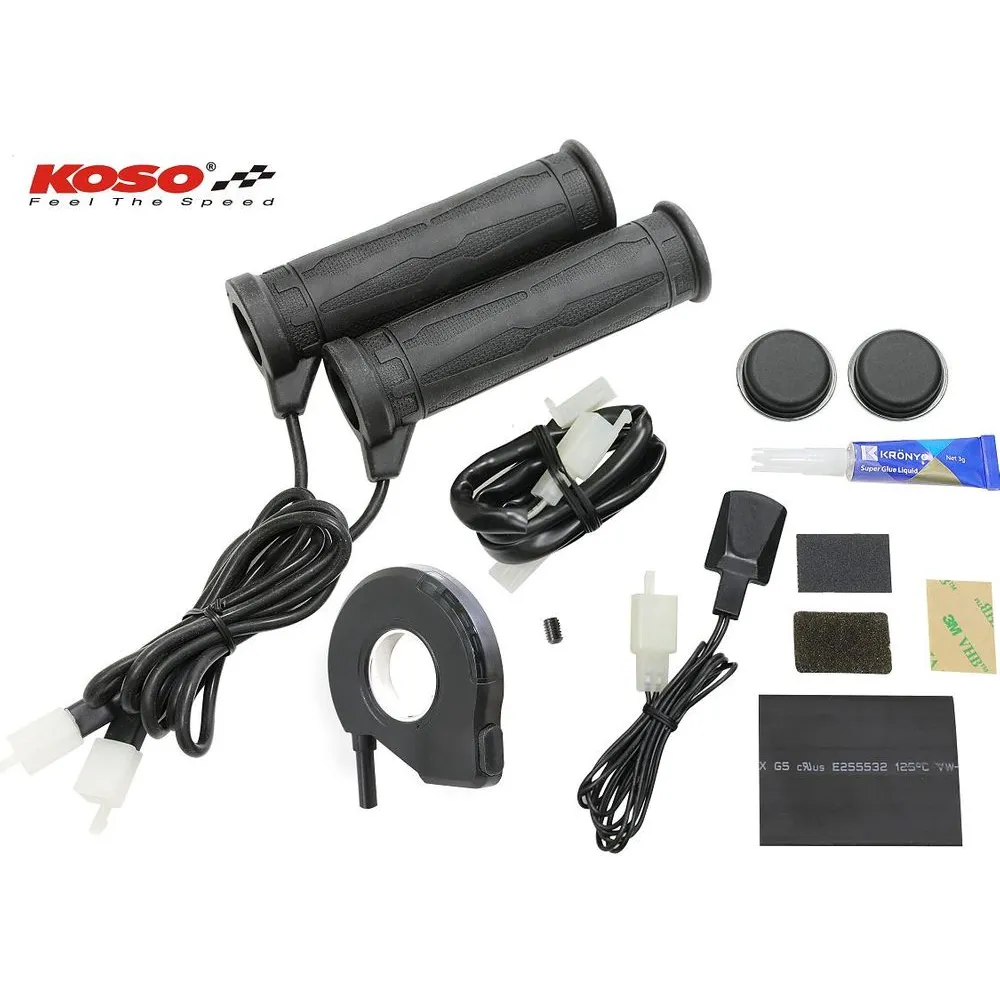 KOSO ŠILDOMOS RANKENĖLĖS ATV + NYKŠČIO ŠILDYMAS HG07 130MM
