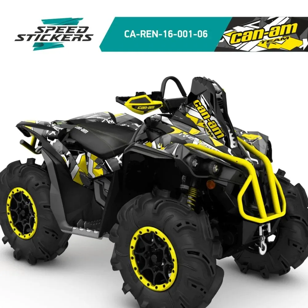 CAN AM RENEGADE X MR GEOMETRIC LIPDUKAI YELLOW/GREY