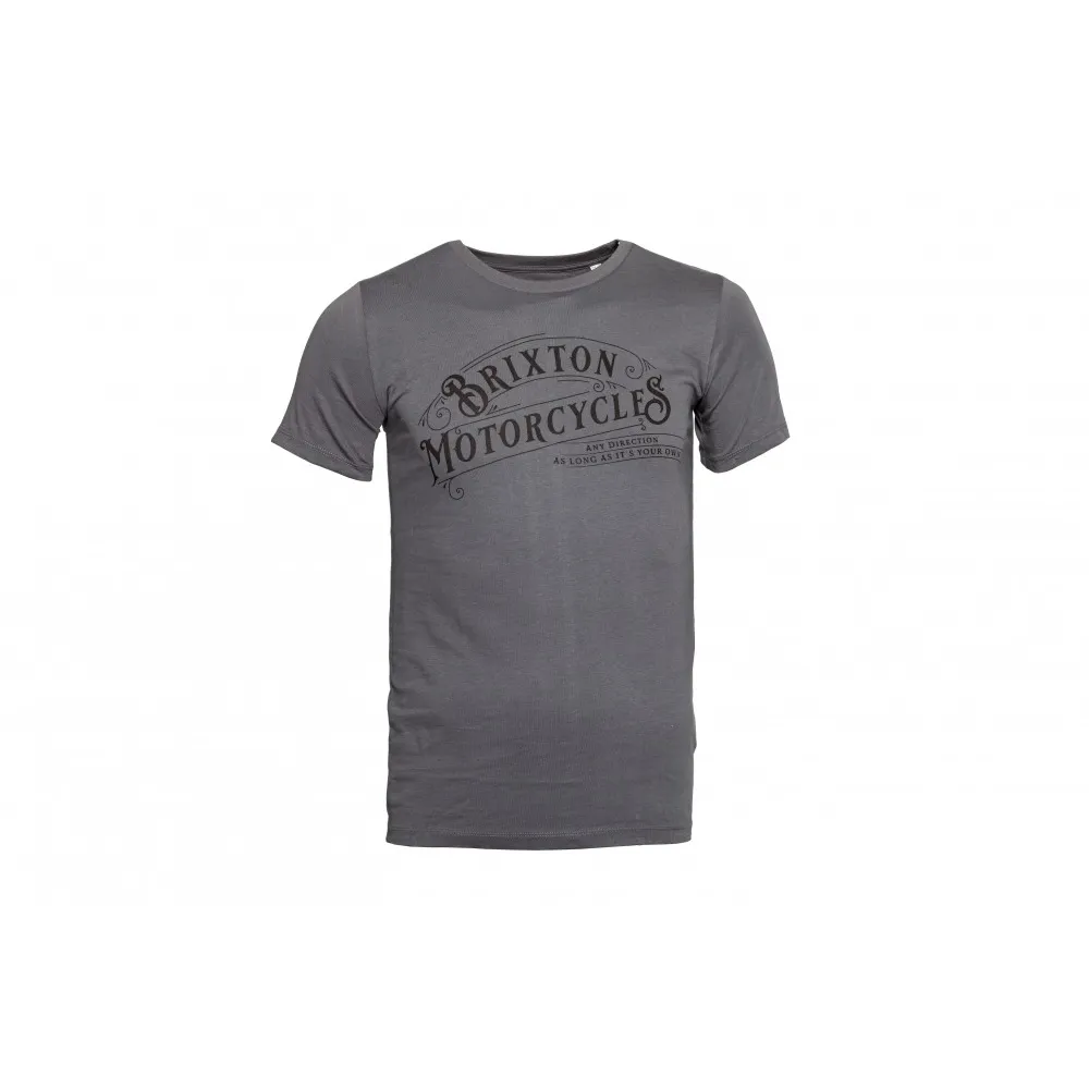 MARŠKINĖLIAI BRIXTON WESTERN ANTHRACITE