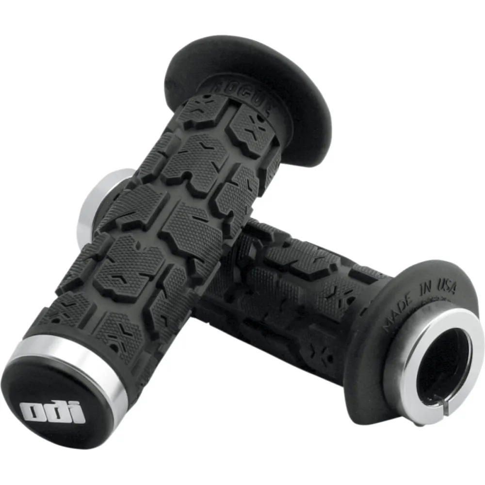 ODI GUMINĖS RANKENĖLĖS ROGUE 130 LOCK-ON JUODOS