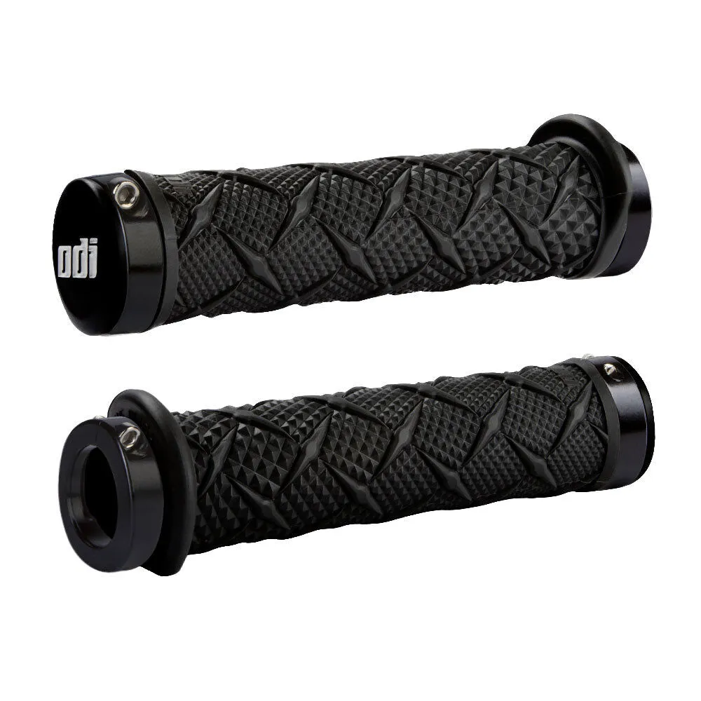 ODI GUMINĖS RANKENĖLĖS X-TREME ATV GRIPS 130MM BLACK W/BLACK LOCK-ON