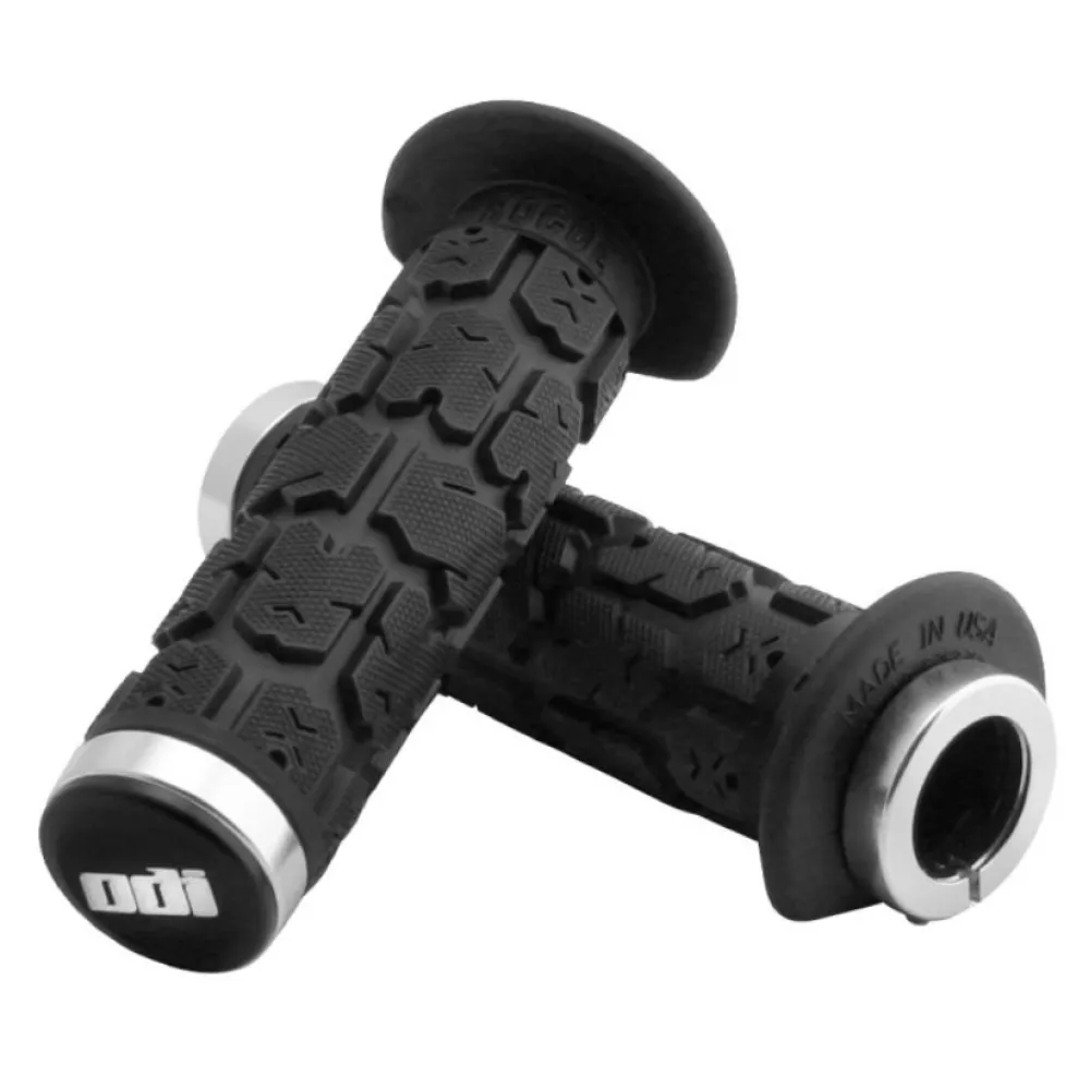 ODI GUMINĖS RANKENĖLĖS ROGUE 120 LOCK-ON JUODOS