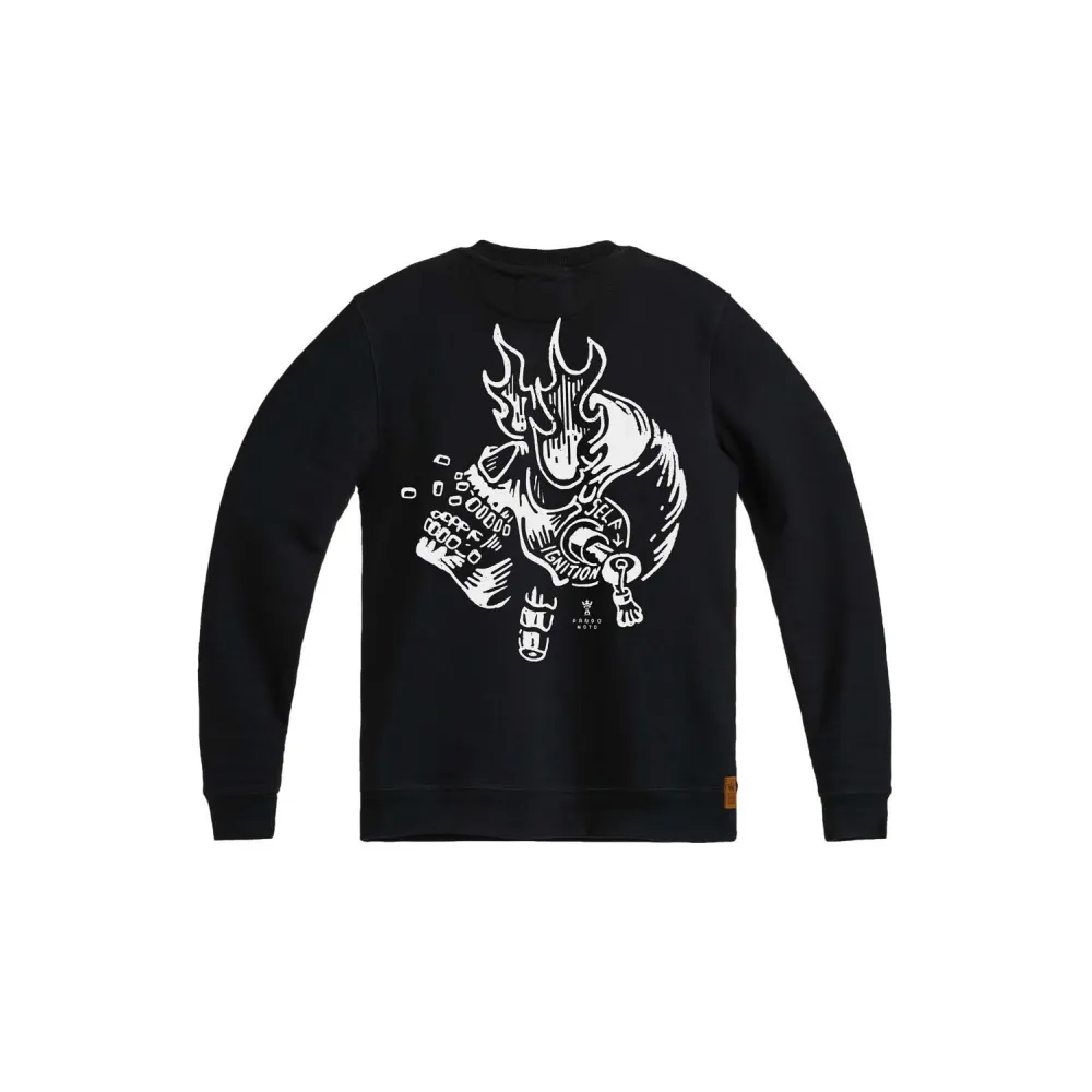 DŽEMPERIS PANDO MOTO JOHN IGNITION JUODAS UNISEX
